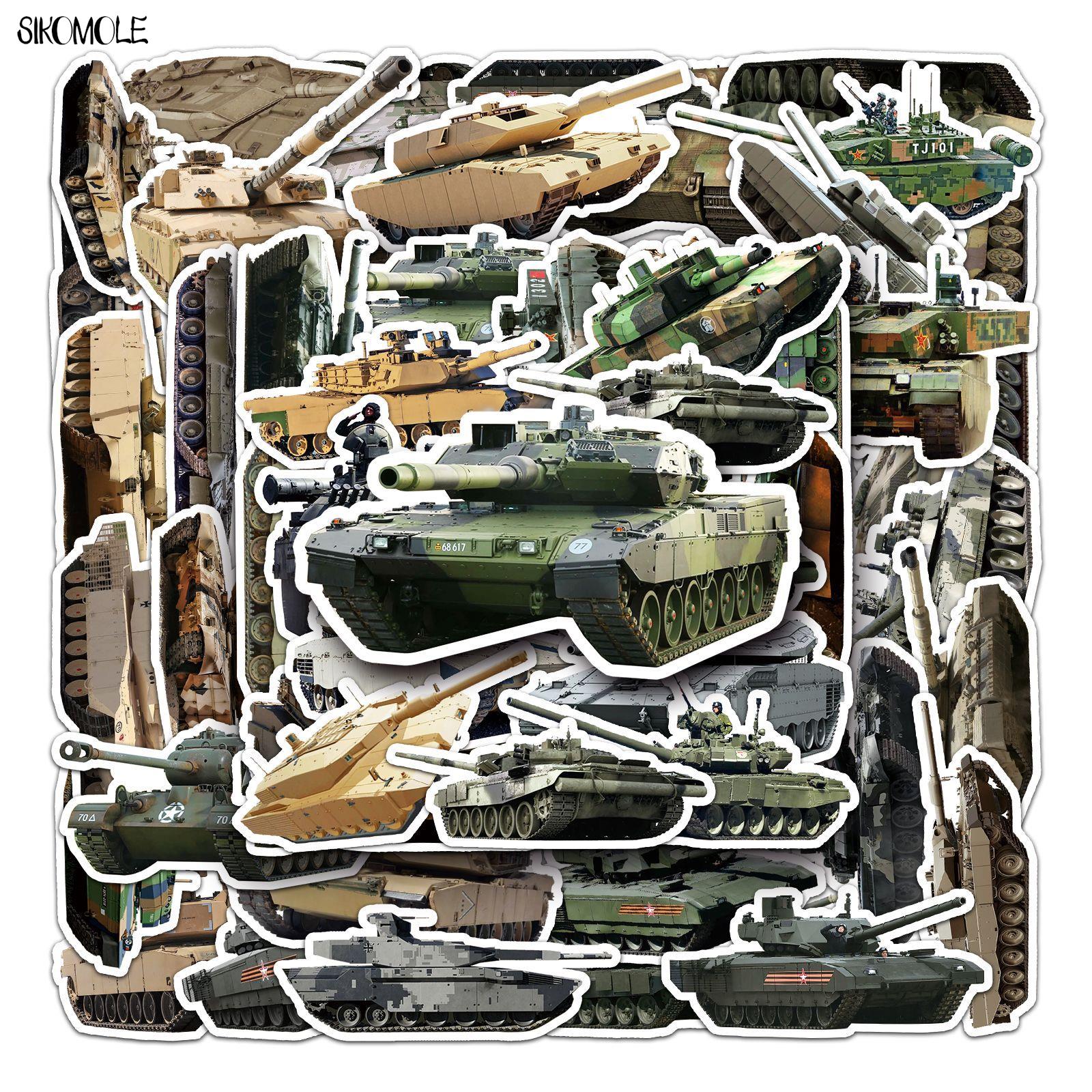 Laptop Accessories Kids - 10/30/50pcs Cute Tank Graffiti Stickers Military