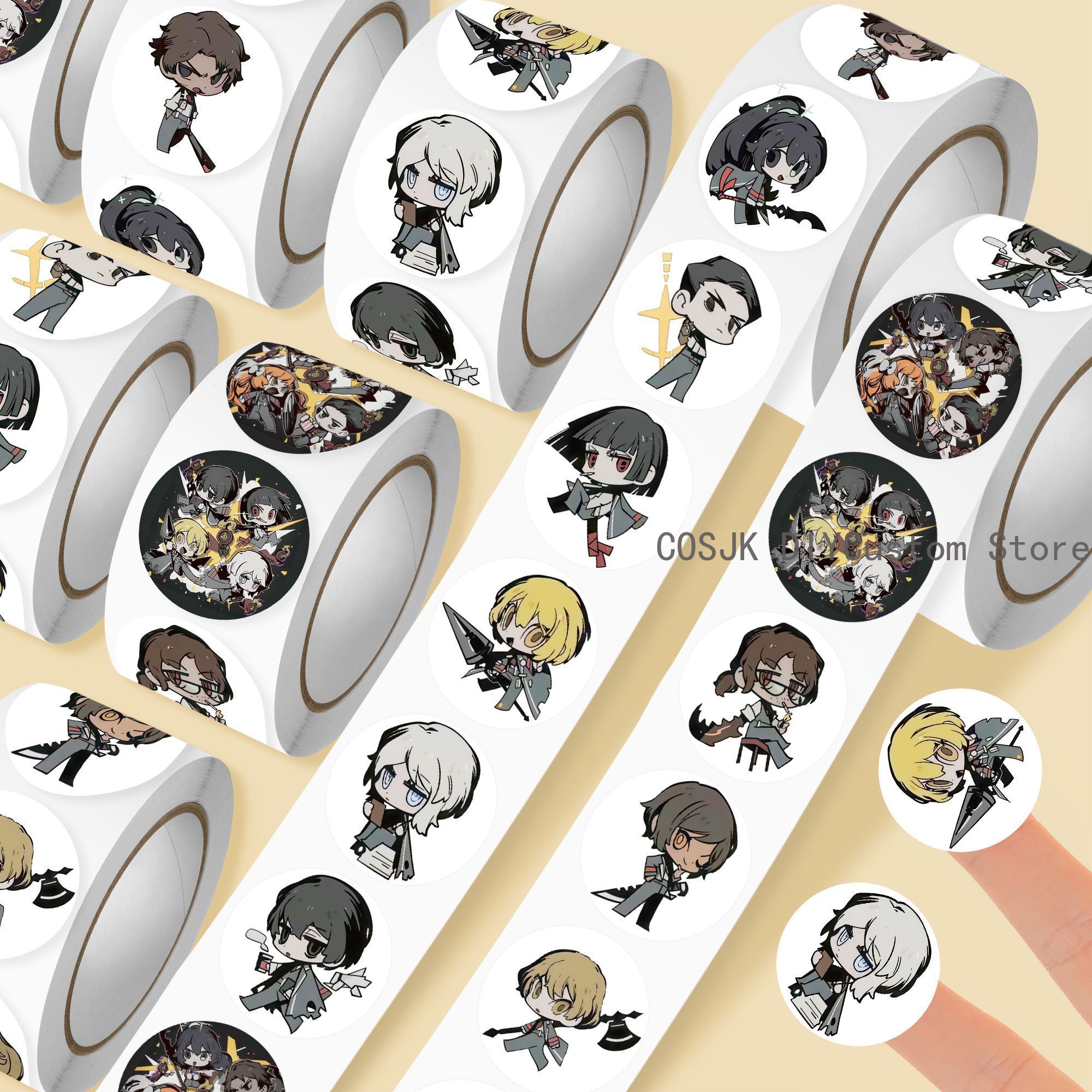 Laptop Accessories Diy - 500Pc/Roll Anime Limbus Company Yi Sang