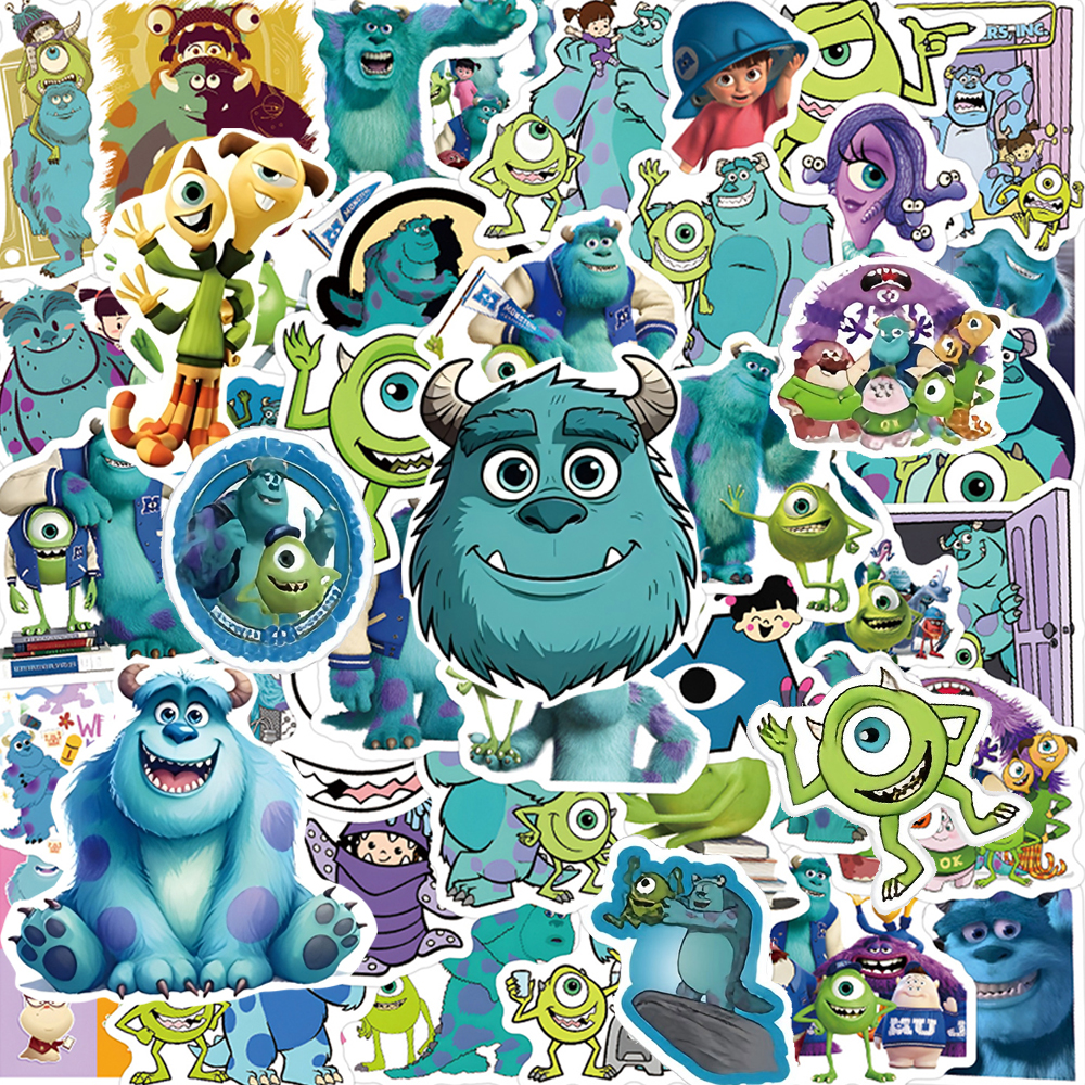 Laptop Accessories Cute - 60pcs Disney Funny Anime Monster Inc