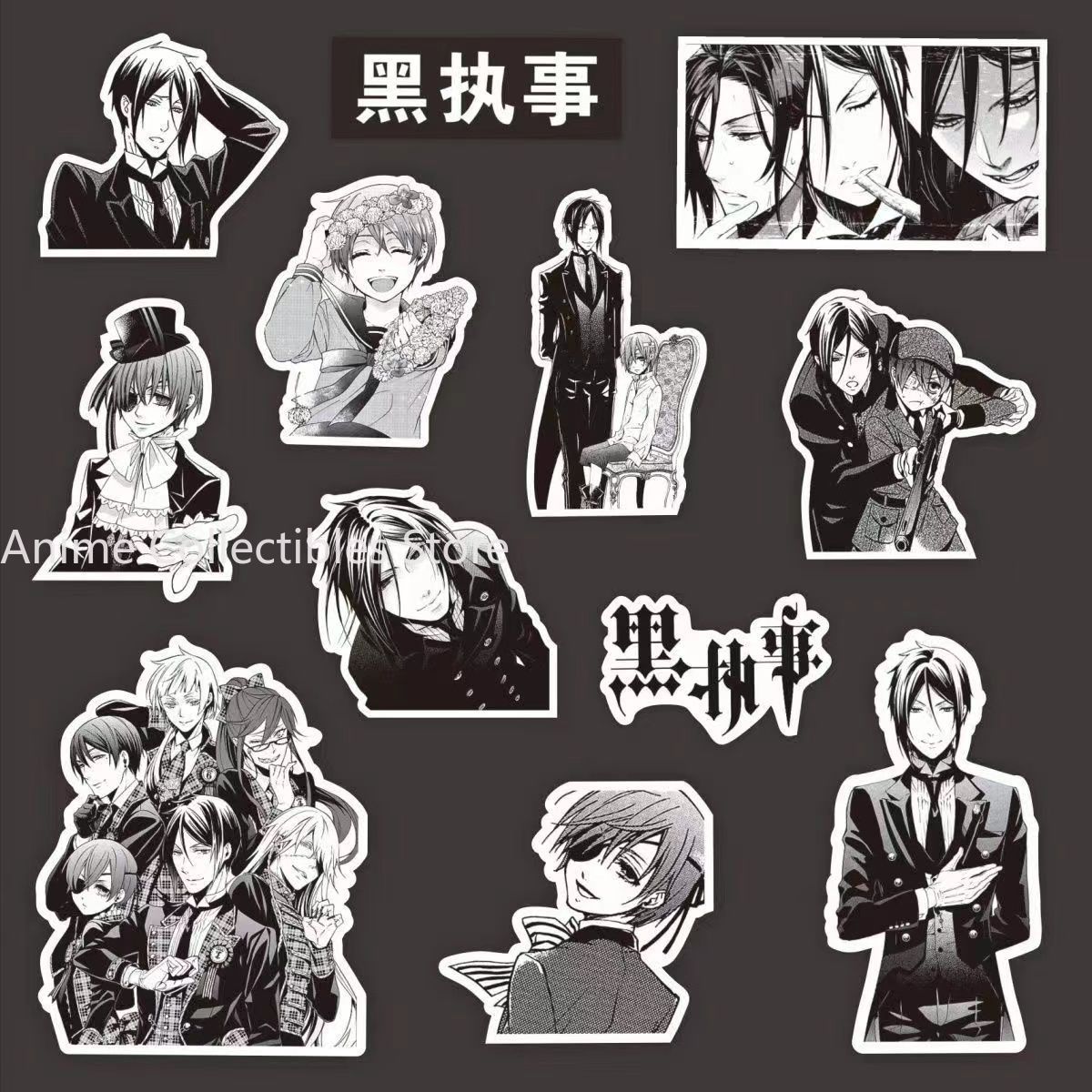 Laptop Accessories Wallpaper - 60PCS Anime Black Butler Baldroy Finnian