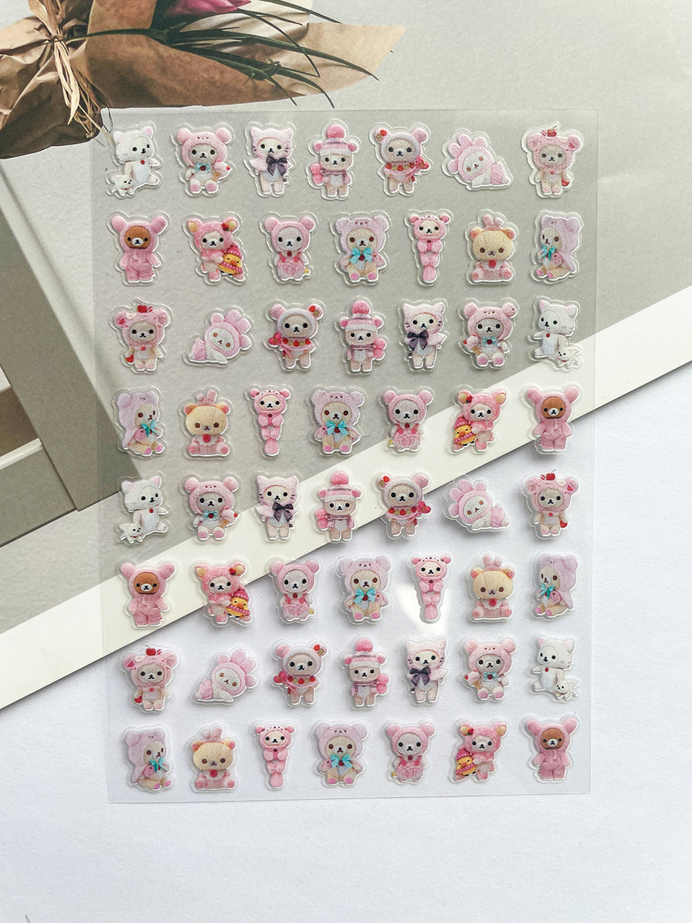 Laptop Accessories Diy - Mini Kawaii Rilakkuma Pvc Poster Goods