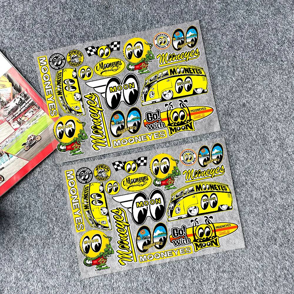 Laptop Accessories Wallpaper - M-MOONEYES Stickers Moto Sticker Auto Body