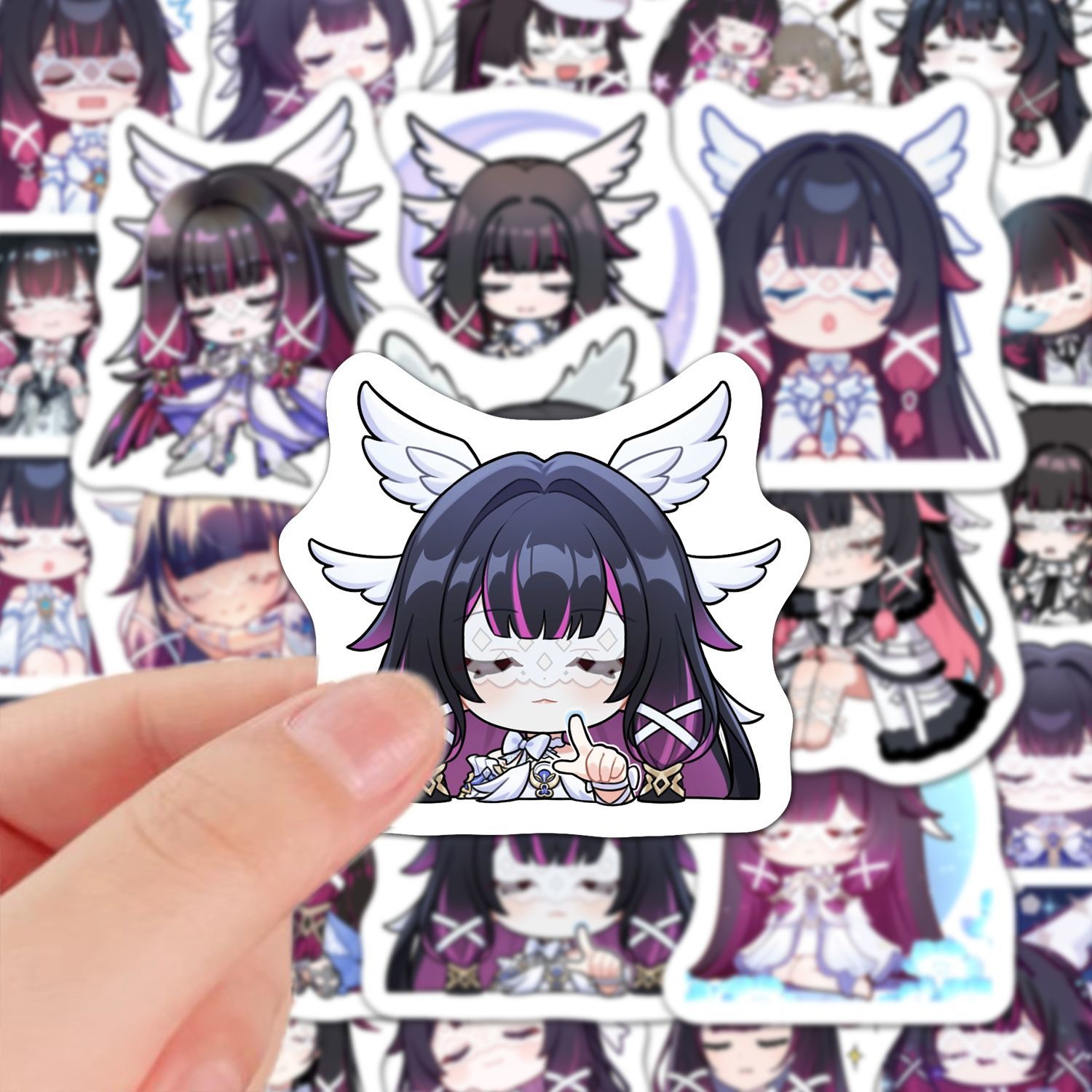 60Pcs Genshin Impact Columbina - đánh giá và giá Laptop Accessories Stickers