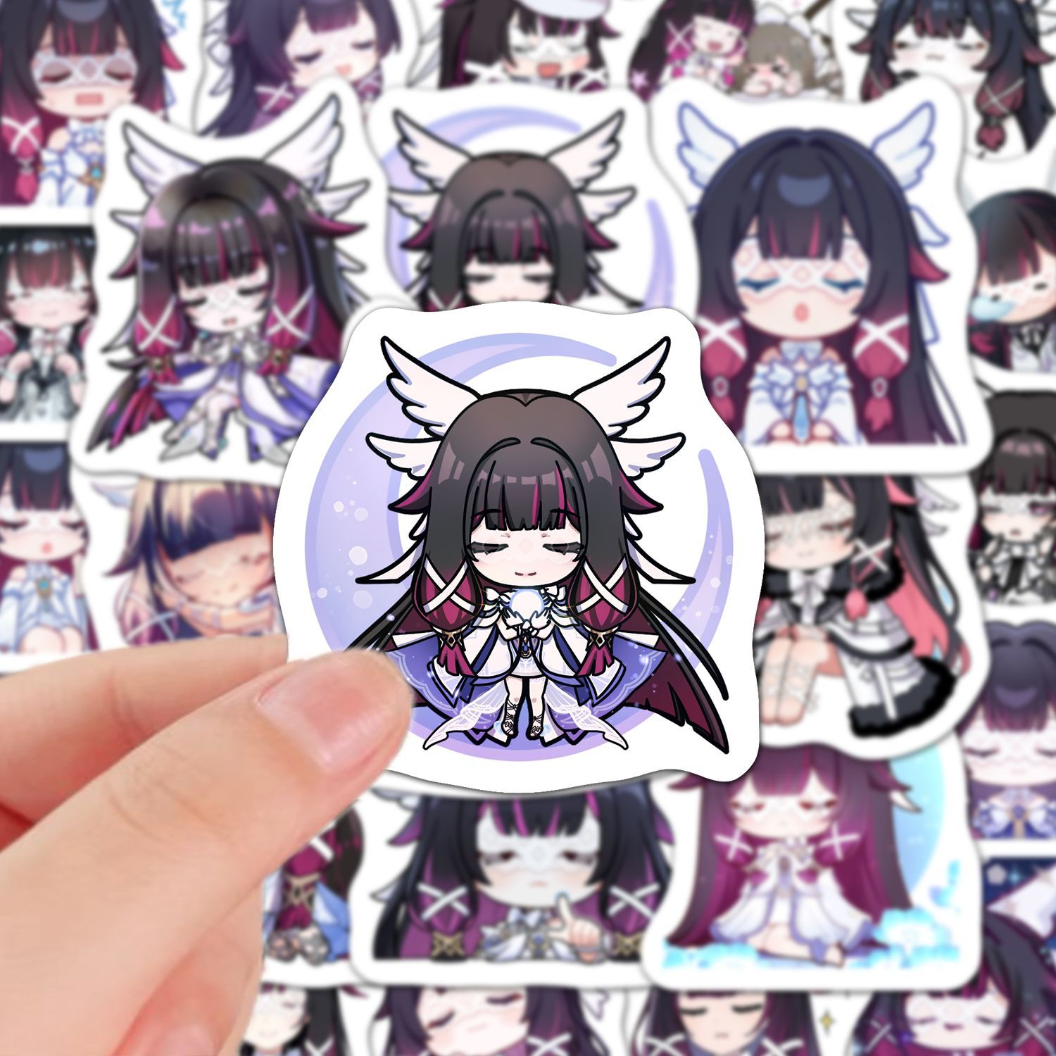 60Pcs Genshin Impact Columbina - đánh giá và giá Laptop Accessories Stickers