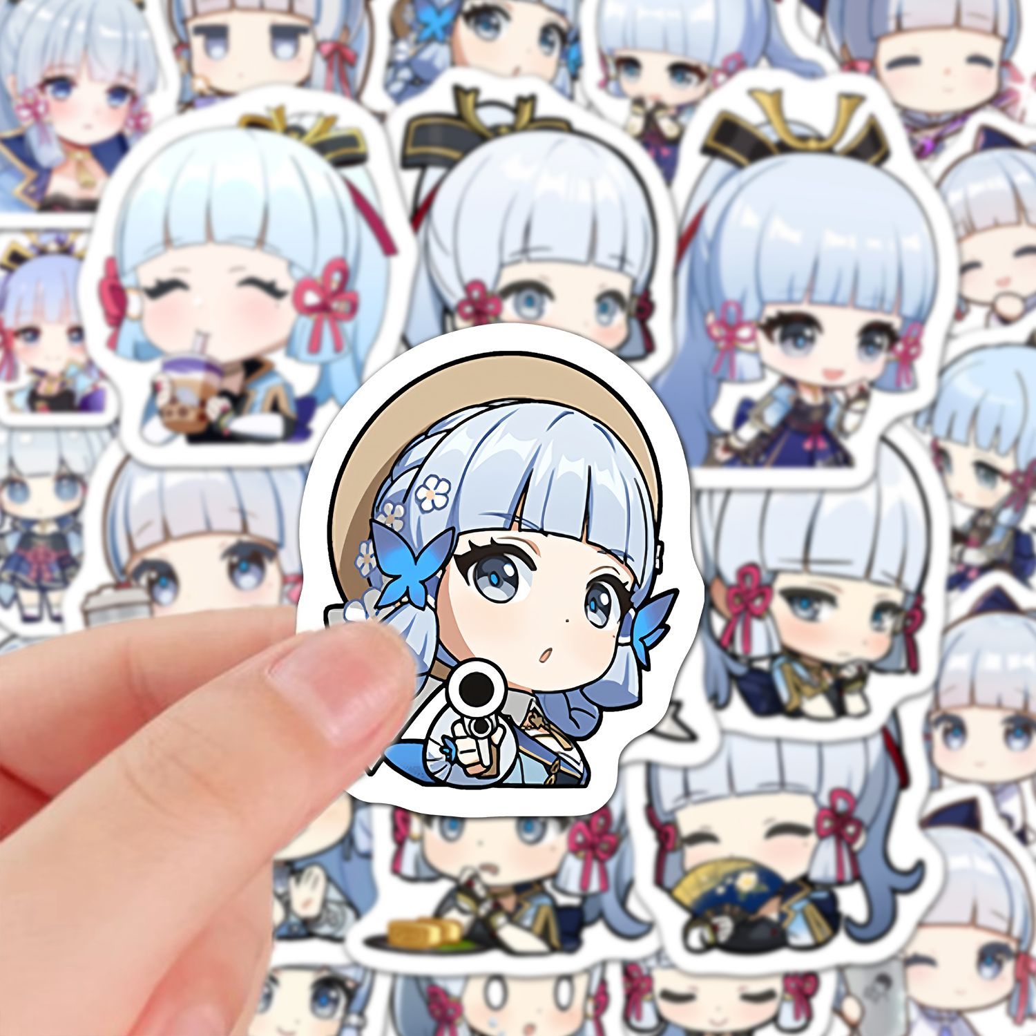 Kamisato Ayaka 60Pcs Genshin I - đánh giá và giá Laptop Accessories Stickers