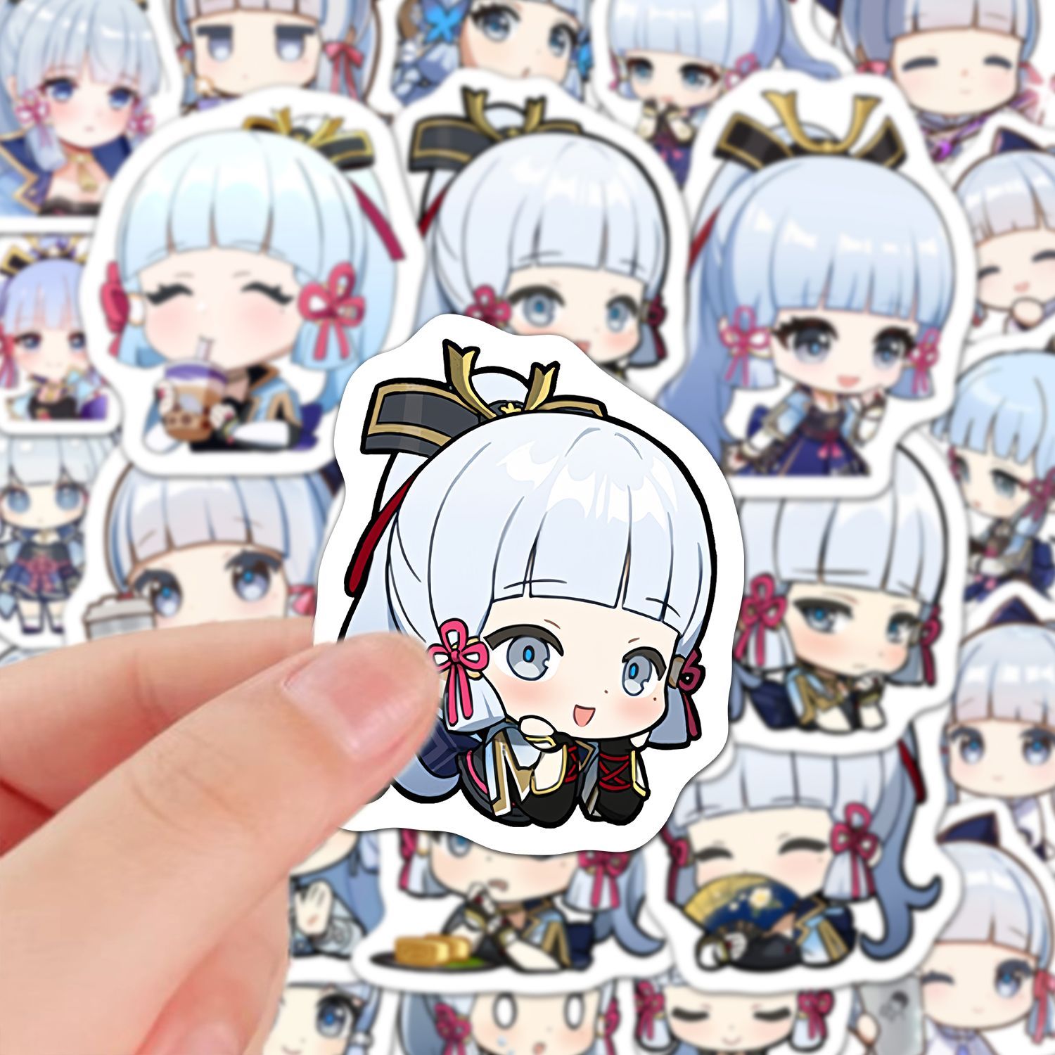 Kamisato Ayaka 60Pcs Genshin I - đánh giá và giá Laptop Accessories Stickers