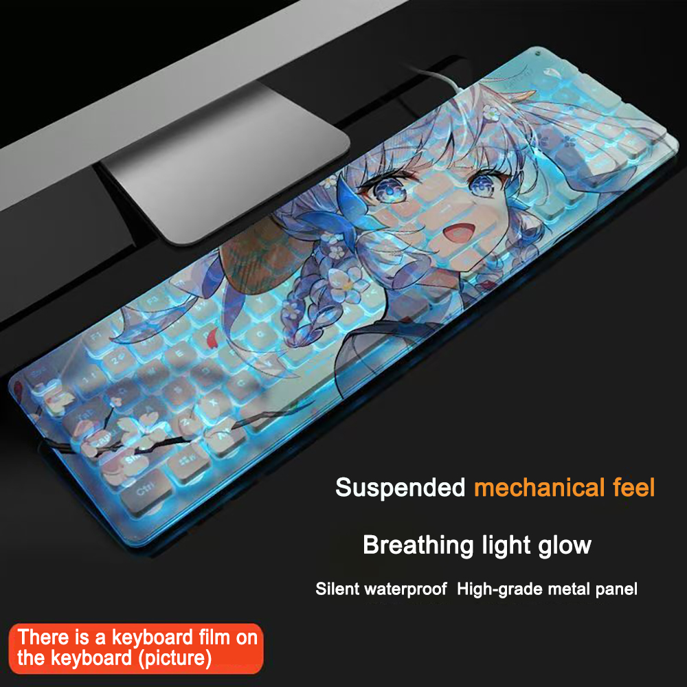 Gaming Keyboard 104 Keys Gensh - đánh giá và giá Laptop Accessories Cute