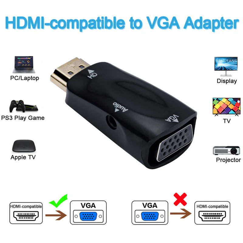 1/2/3/4pcs Mini HDMI-Compatibl - đánh giá và giá Hdmi Vga Adapter