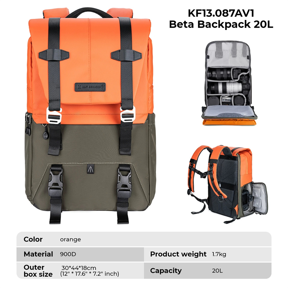 K&F CONCEPT Camera Backpack Tr - đánh giá và giá Laptop Accessories Case