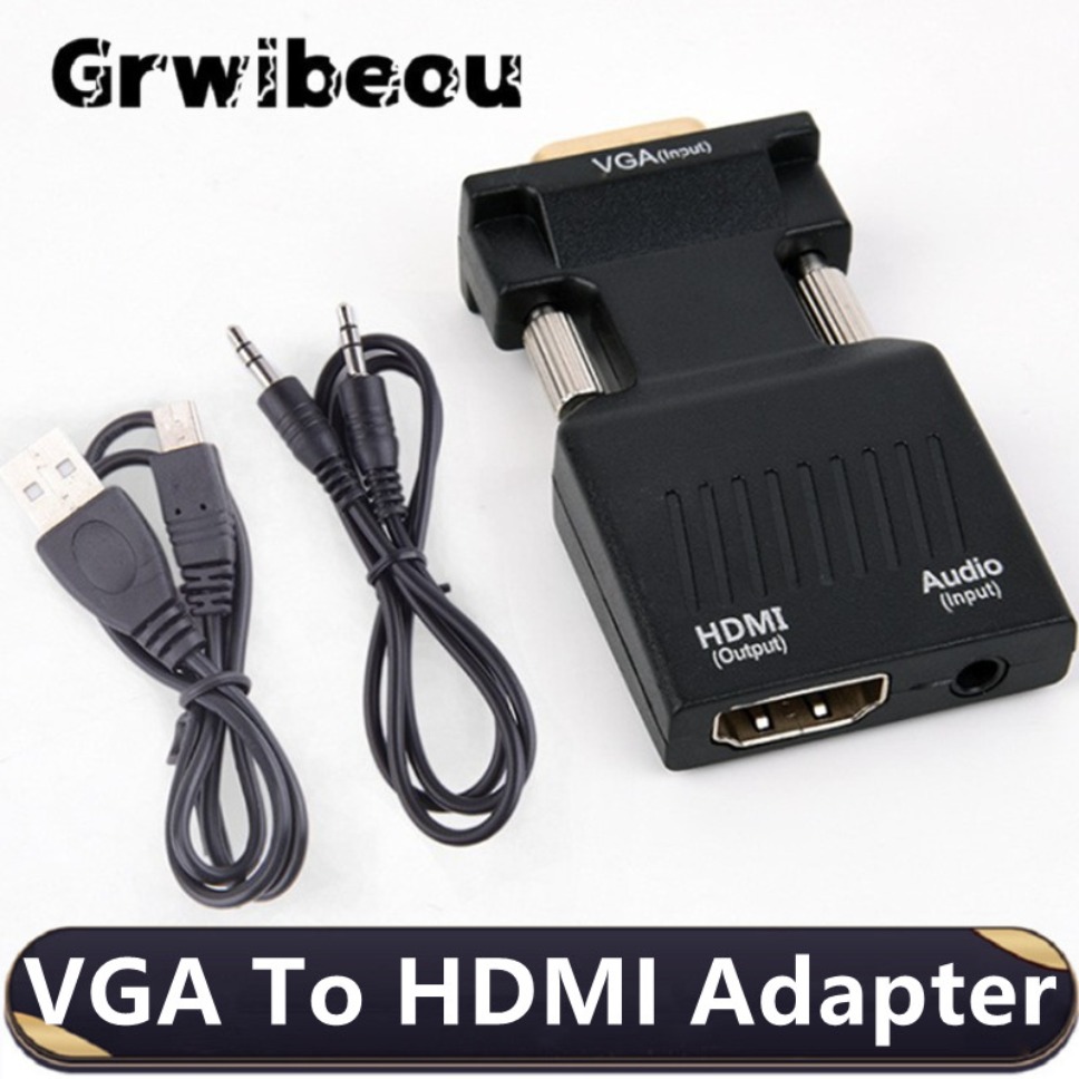 1080P VGA to HDMI Converter Wi - đánh giá và giá Hdmi Vga Adapter