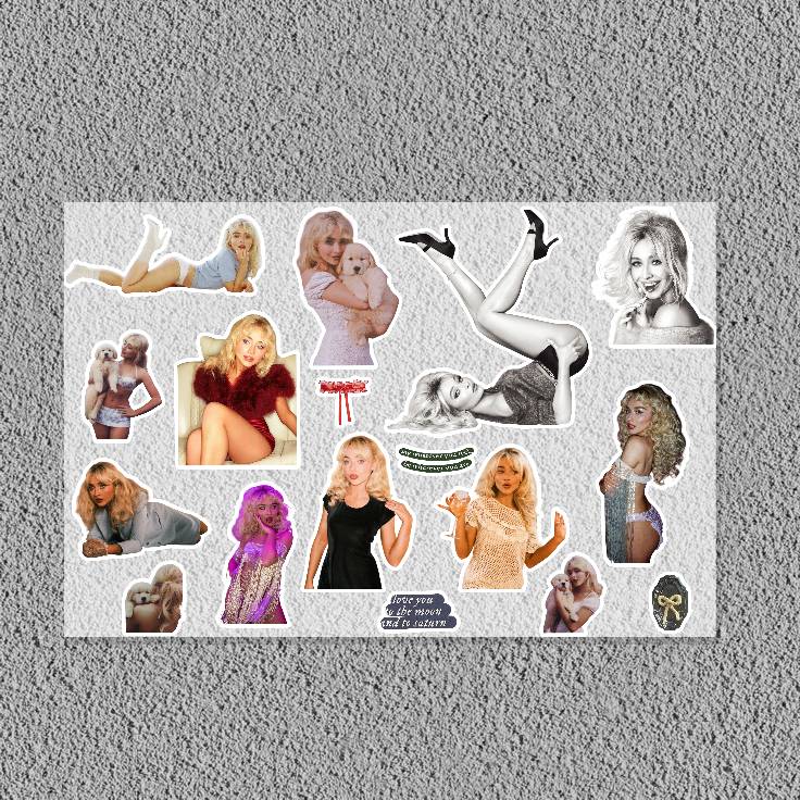 1pc Pop Music Singer Sabrina C - đánh giá và giá Laptop Accessories Wallpaper