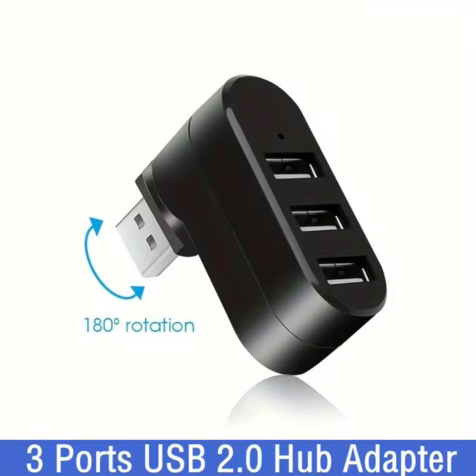 USB 2.0 Hub 3 Ports 180° Rotat - đánh giá và giá Mac Laptop Accessories