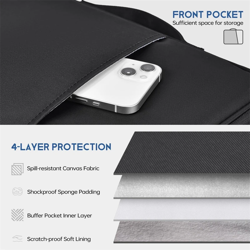 Waterproof Shockproof Handle B - đánh giá và giá Laptop Accessories Pouch