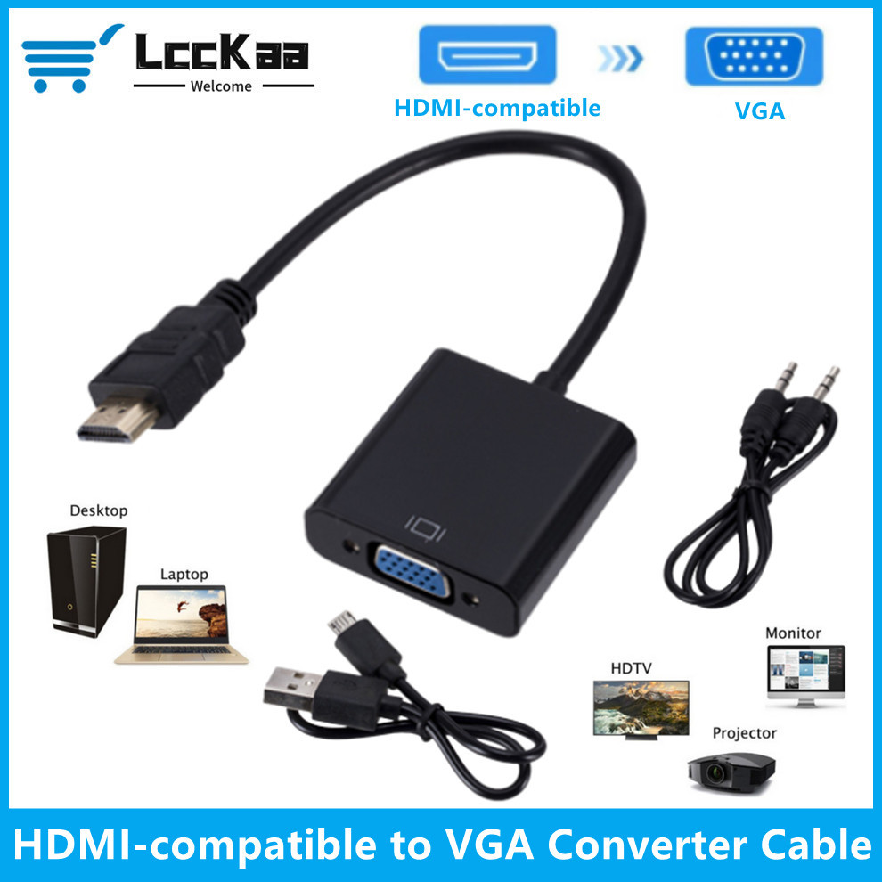 HDMI-compatible To VGA Adapter - đánh giá và giá Hdmi Vga Adapter