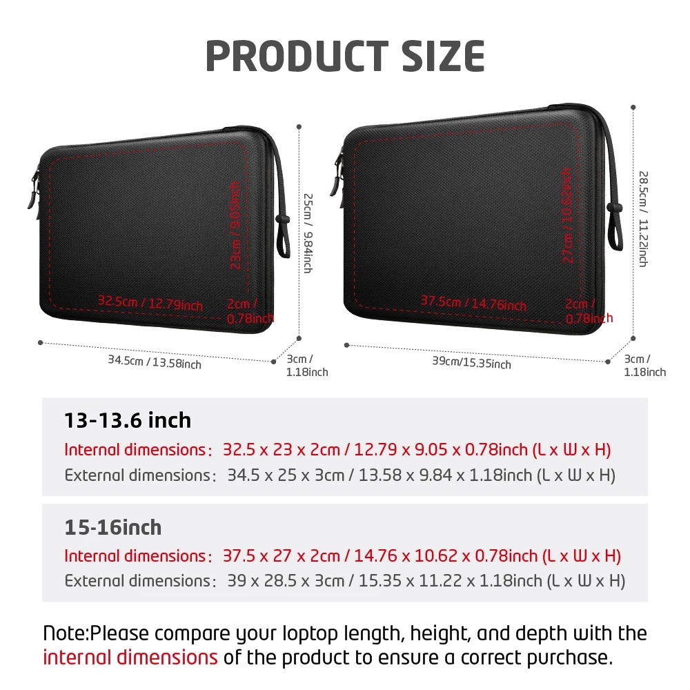 13 13.6 15 16 Laptop Sleeve Ca - đánh giá và giá Laptop Accessories Pouch