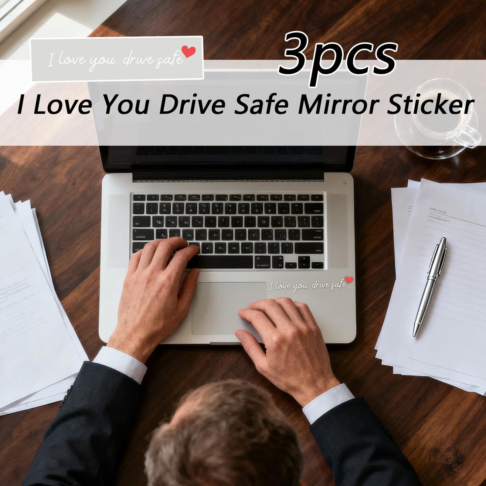 Rear View Mirror Sticker 3 Pie - đánh giá và giá Laptop Accessories Stickers