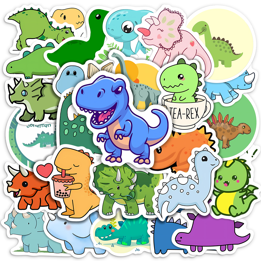 Cute Lovely dinosaur Stickers  - đánh giá và giá Laptop Accessories Kids
