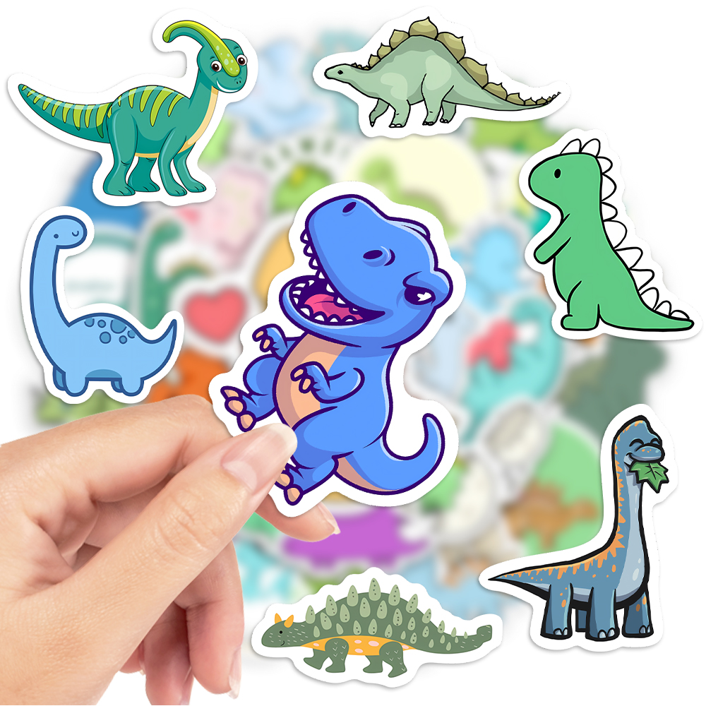 Cute Lovely dinosaur Stickers  - đánh giá và giá Laptop Accessories Kids