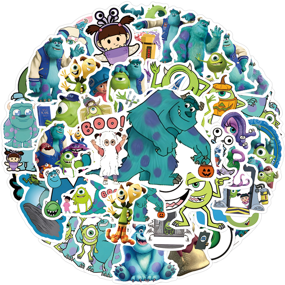 60pcs Disney Funny Anime Monst - đánh giá và giá Laptop Accessories Cute