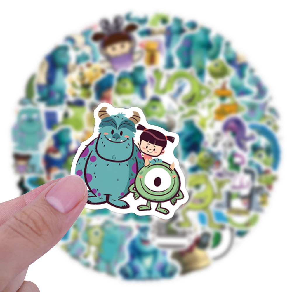 60pcs Disney Funny Anime Monst - đánh giá và giá Laptop Accessories Cute