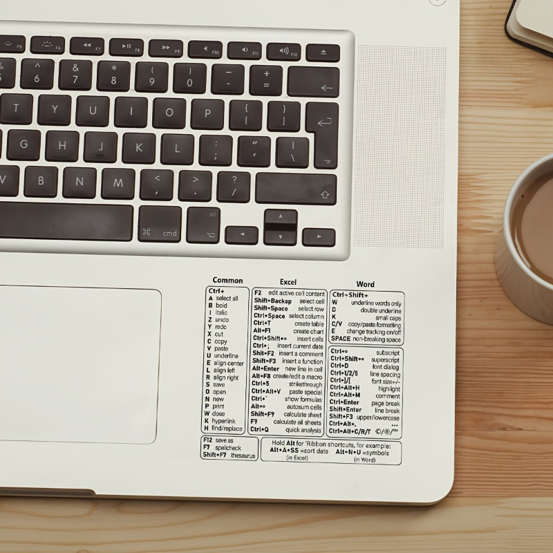 Transparent Keyboard Shortcut  - đánh giá và giá Laptop Accessories Stickers