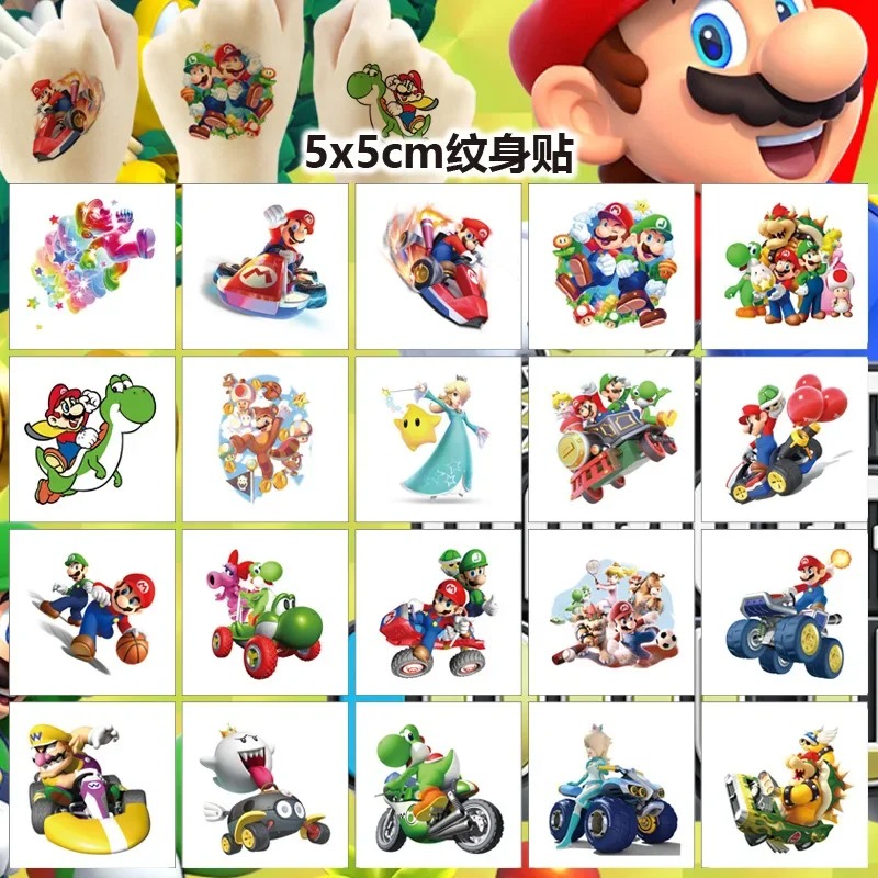 20PCS 5CM*5CM Cartoon Mario Br - đánh giá và giá Laptop Accessories Cute