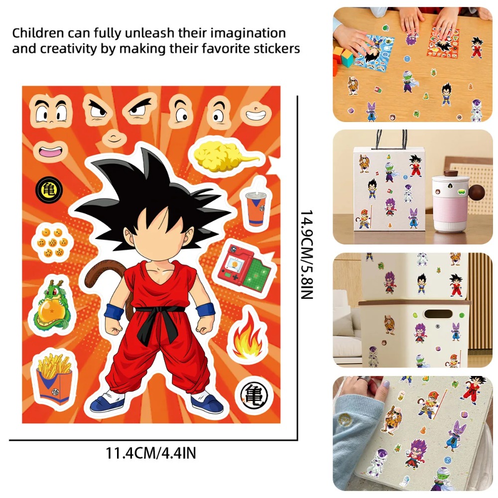 8/32Sheets Anime Dragon Ball S - đánh giá và giá Laptop Accessories Diy