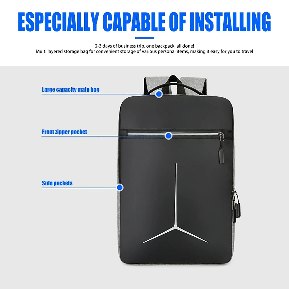 New Anti-theft USB Waterproof  - đánh giá và giá Laptop Accessories Case