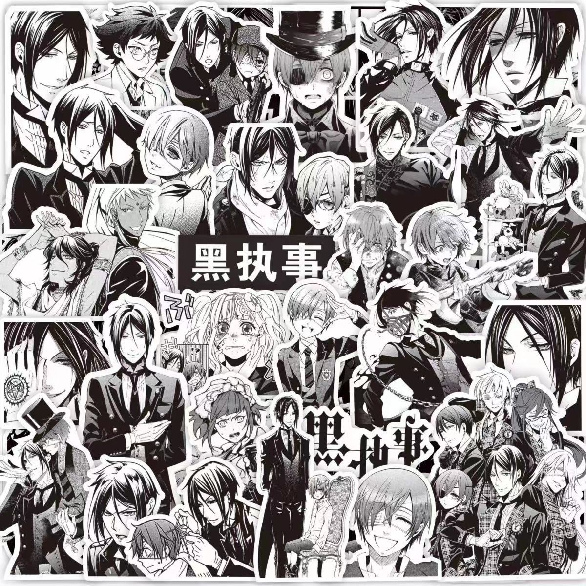 60PCS Anime Black Butler Baldr - đánh giá và giá Laptop Accessories Wallpaper