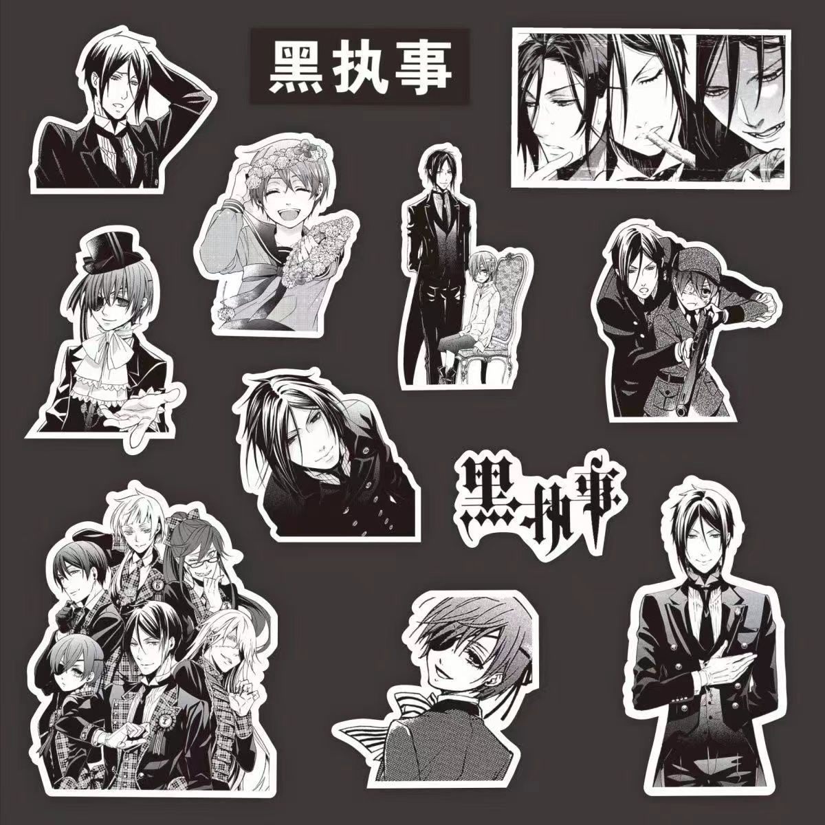 60PCS Anime Black Butler Baldr - đánh giá và giá Laptop Accessories Wallpaper