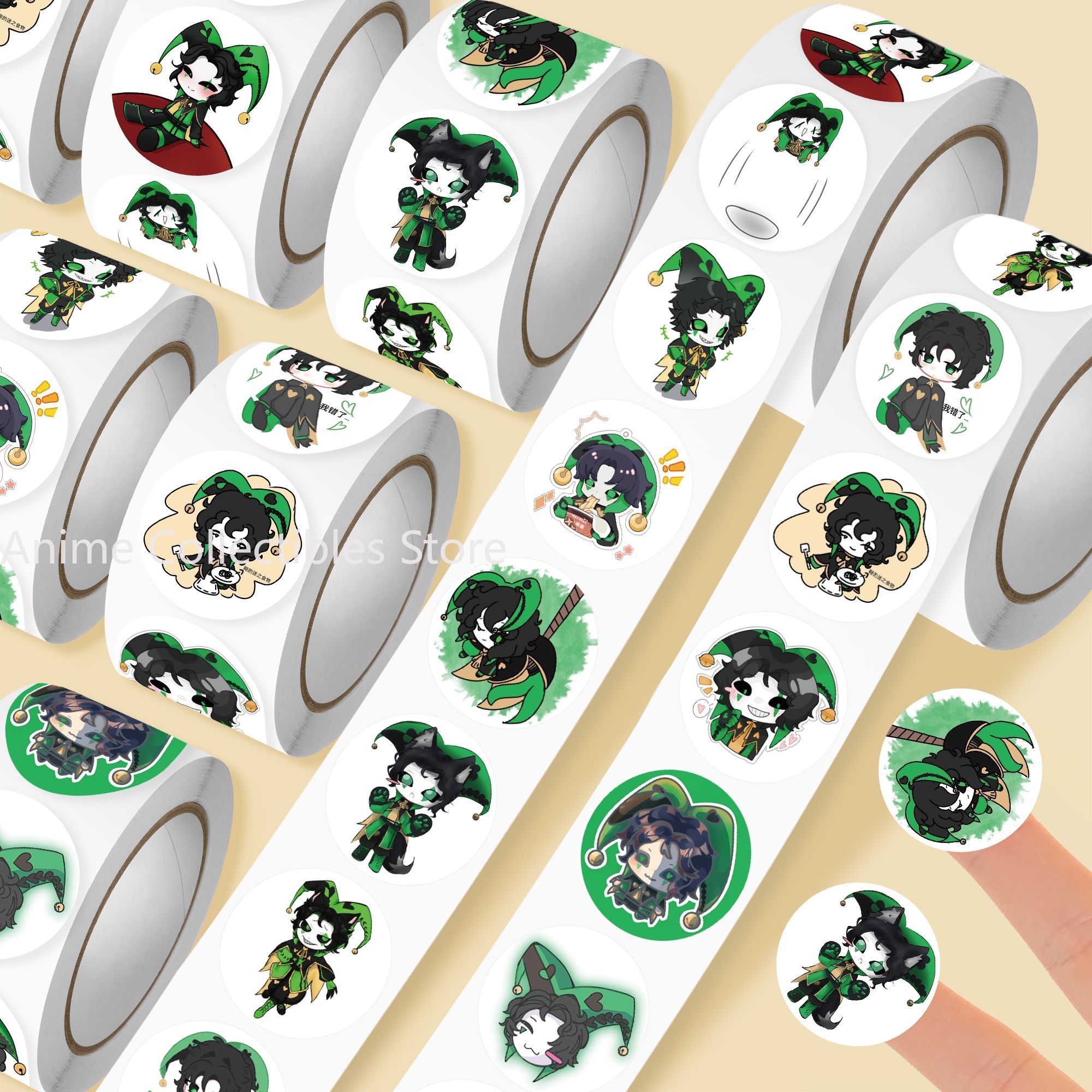 500Pc/Roll Anime The Freak Cir - đánh giá và giá Laptop Accessories Gifts