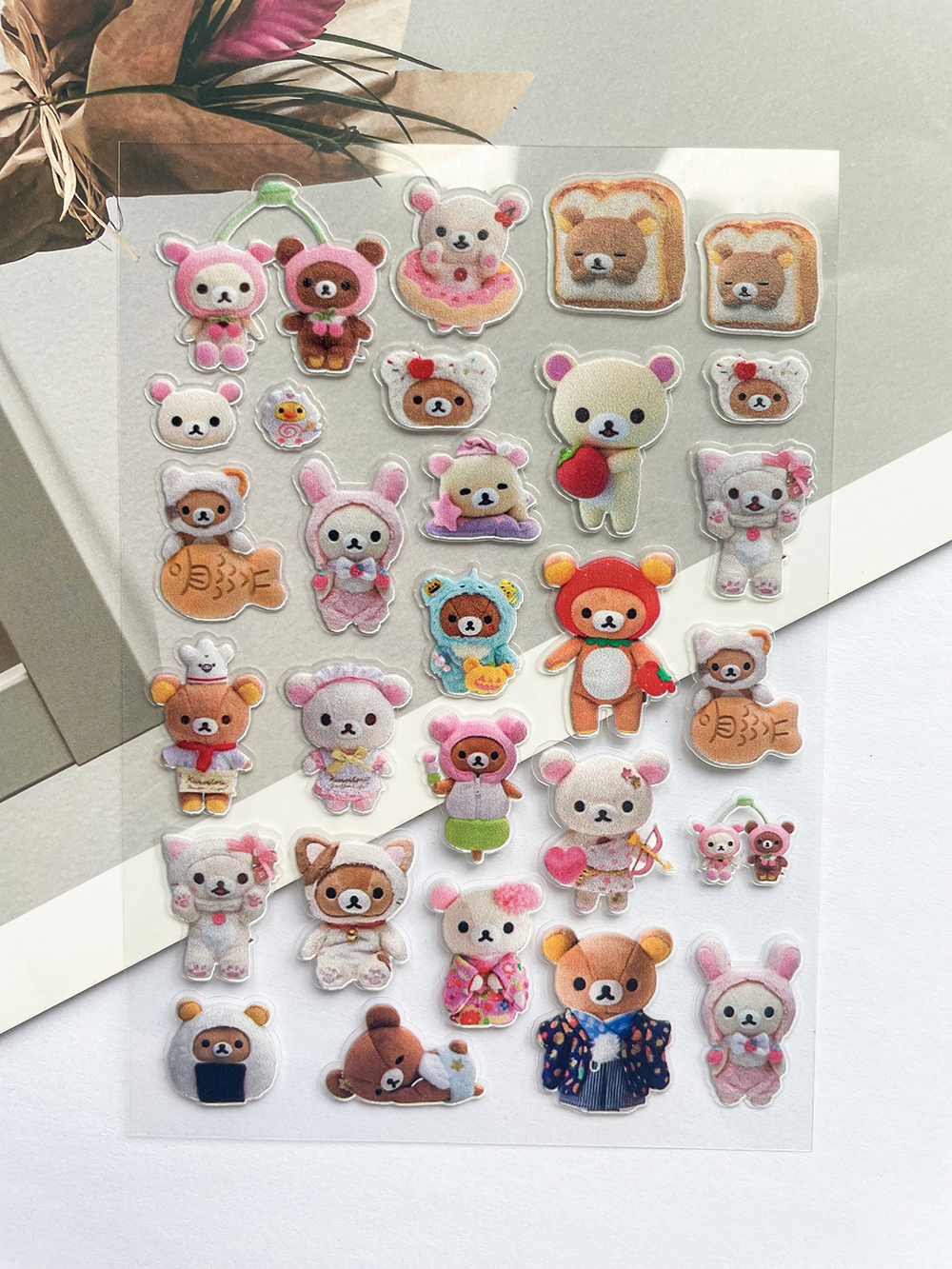 Mini Kawaii Rilakkuma Pvc Post - đánh giá và giá Laptop Accessories Diy