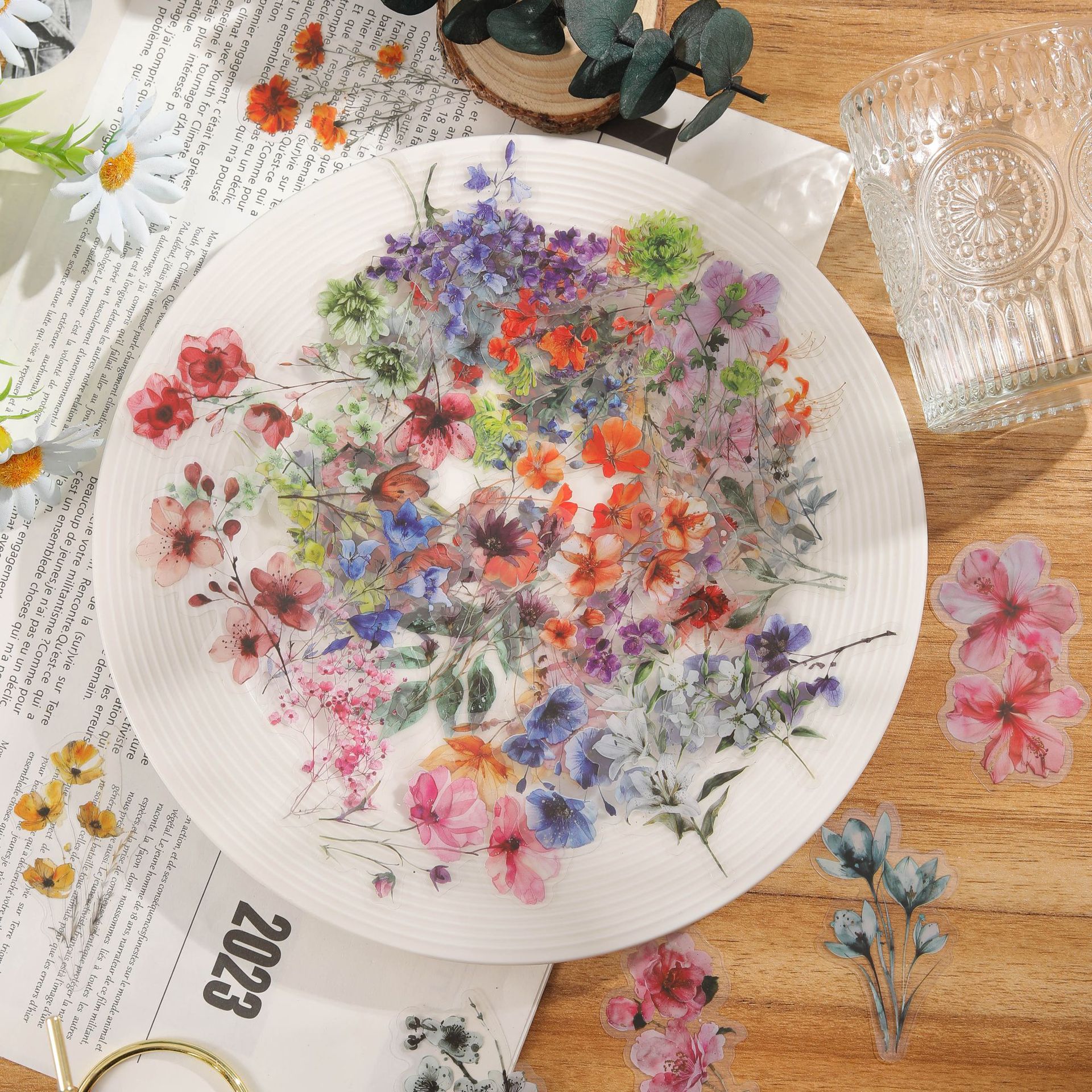 50pcs Transparent INS Ink Flow - đánh giá và giá Laptop Accessories Kids