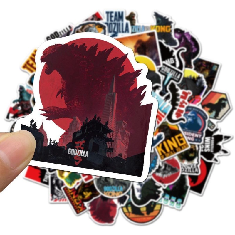 50pcs/set Movies Godzilla Vs.  - đánh giá và giá Laptop Accessories Stickers