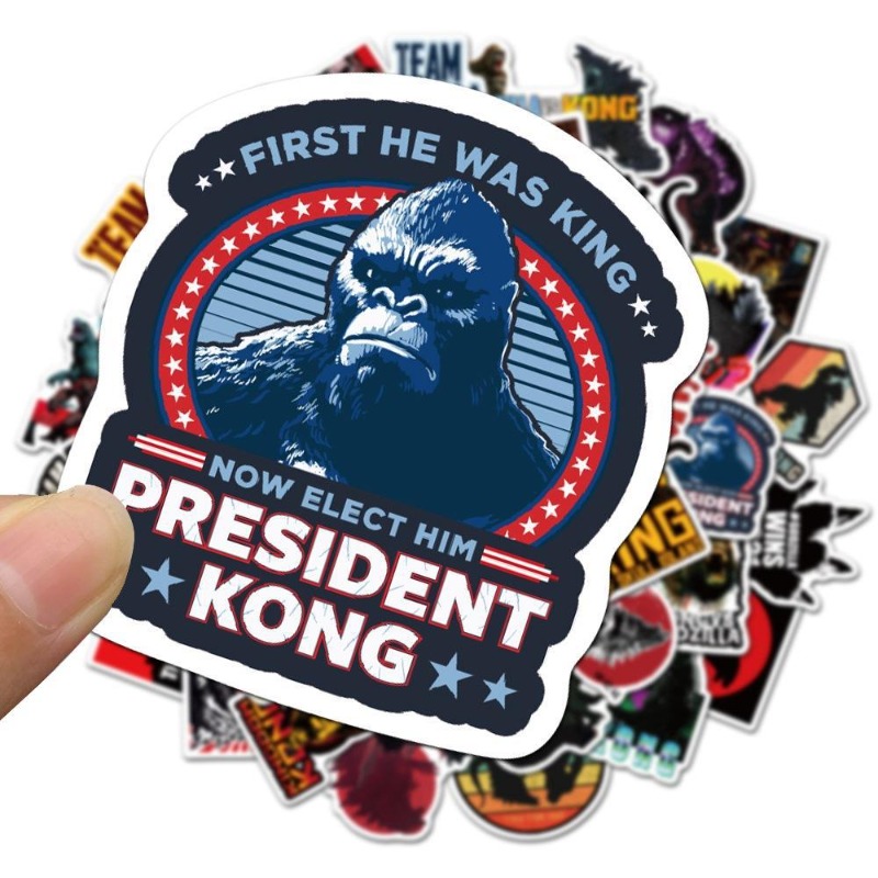 50pcs/set Movies Godzilla Vs.  - đánh giá và giá Laptop Accessories Stickers