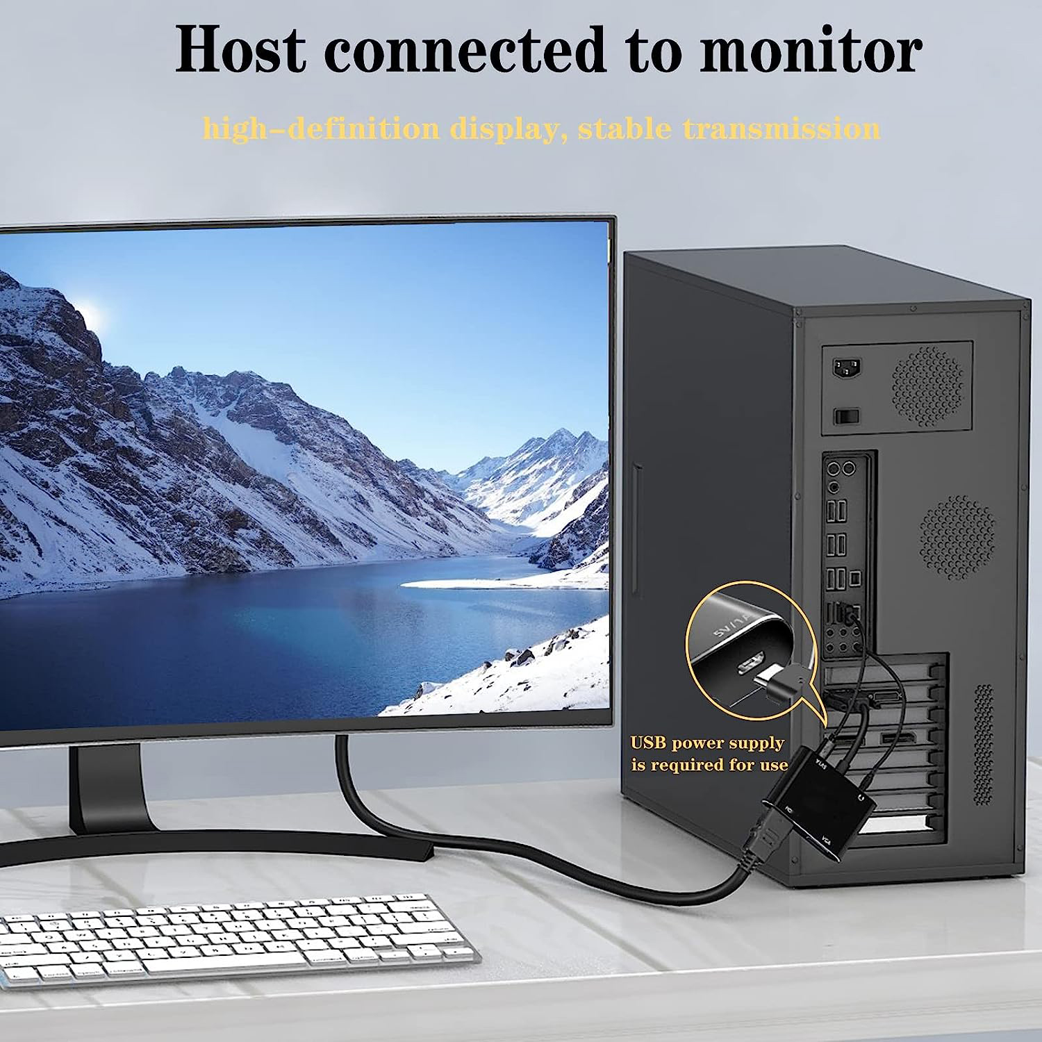 VGA(Host) to VGA/HDMI-compatib - đánh giá và giá Hdmi Vga Adapter