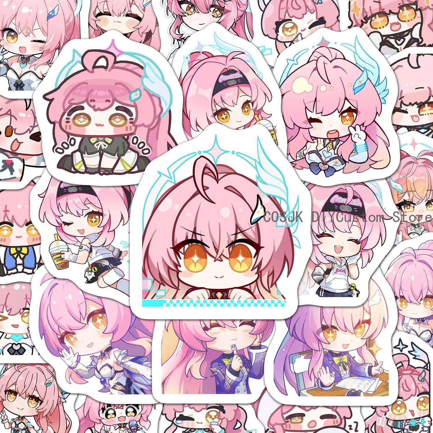 60Pcs Game Aemeath Wuthering W - đánh giá và giá Laptop Accessories Stickers