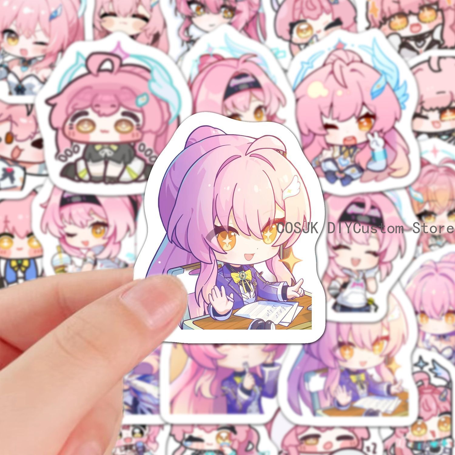 60Pcs Game Aemeath Wuthering W - đánh giá và giá Laptop Accessories Stickers