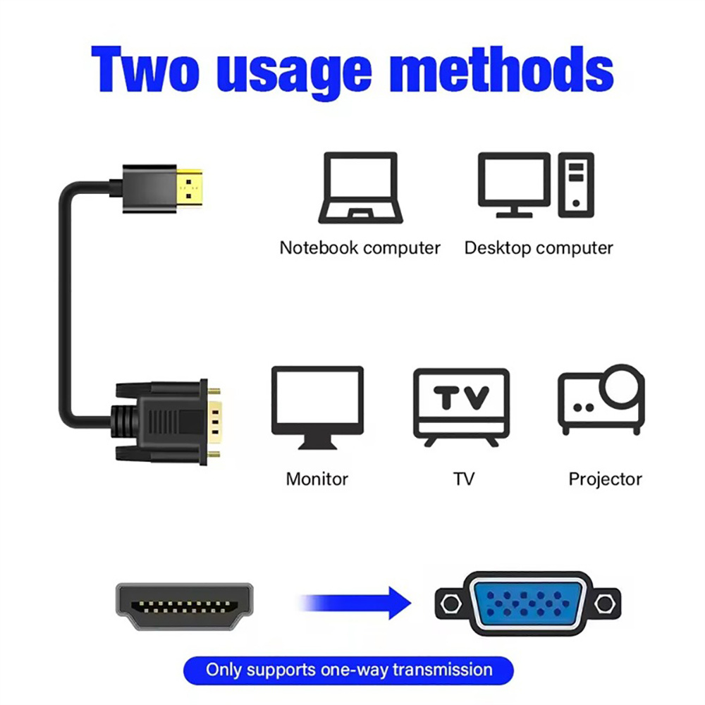 HD 1080P hdmi to VGA Extension - đánh giá và giá Hdmi Vga Adapter