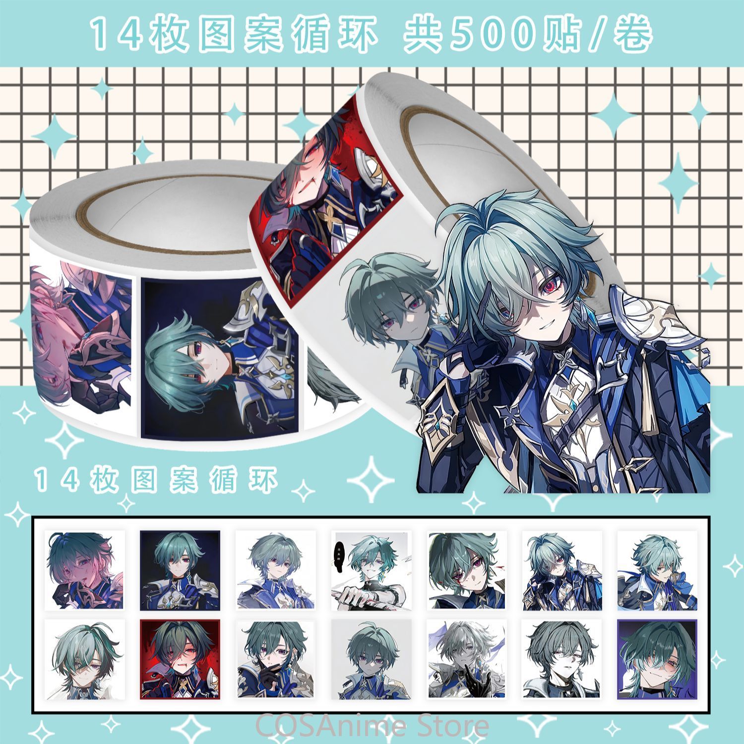 Anime Lohen Genshin Impact Q V - đánh giá và giá Laptop Accessories Diy