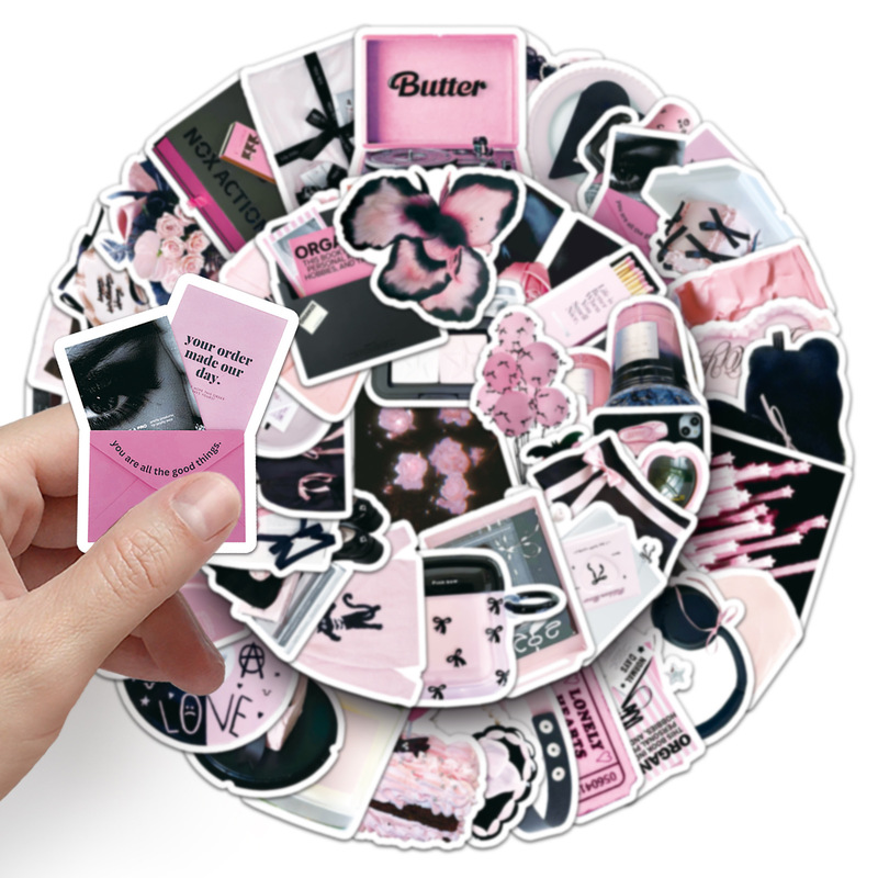 Cute INS Style Black Pink Graf - đánh giá và giá Laptop Accessories Case