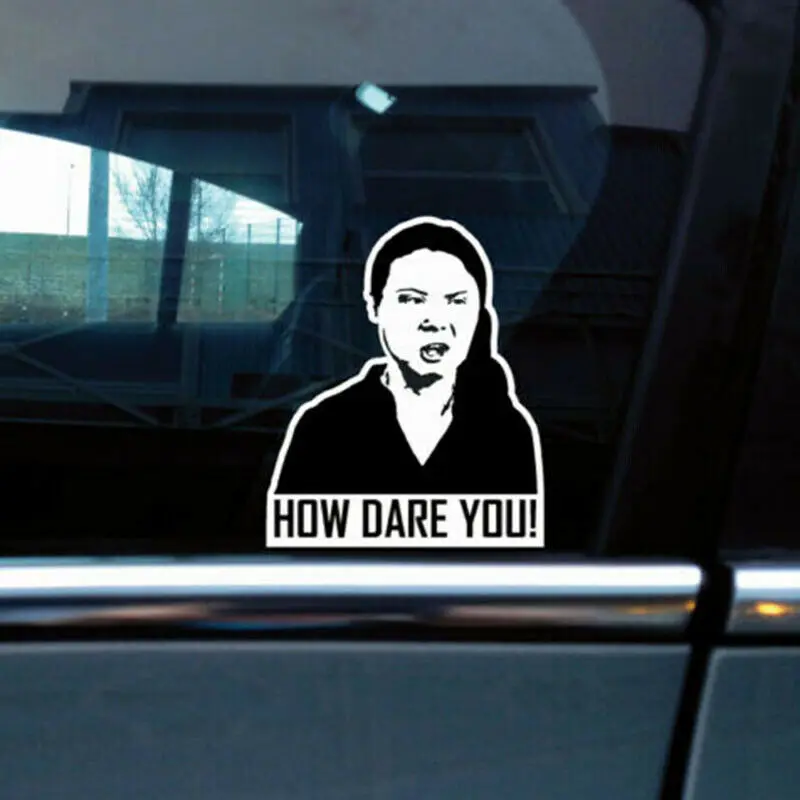 Car Sticker How Dare You! Gret - đánh giá và giá Laptop Accessories Wallpaper