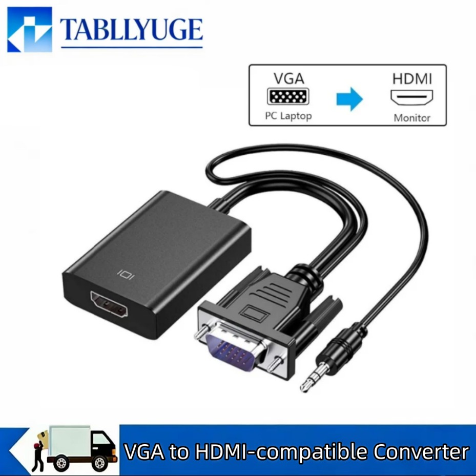 VGA to HDMI compatible 1080P A - đánh giá và giá Hdmi Vga Adapter
